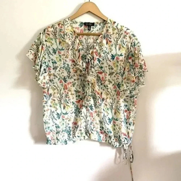 Jessica Simpson Floral Blouse - Picture 3 of 11